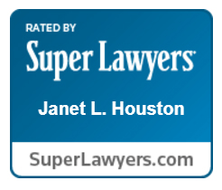 Jan Houston is recognized by Super Lawyers. 