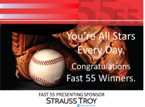 Strauss Troy Fast 55 All Stars Graphic 2015 You're All Stars Every Day. Congratulations Fast 55 Winners.