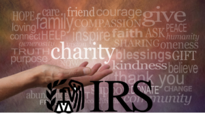 Charity IRS Word Cloud Combo