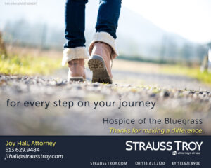 Strauss Troy Honored to support Hospice of Bluegrass on Every Step On Your Journey